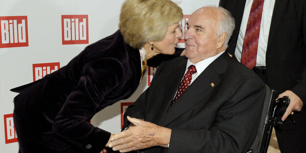 Friede Springer und Helmut Kohl Friede Springer und Helmut Kohl