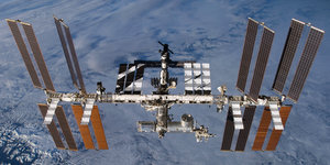 Foto der Internationalen Raumstation ISS