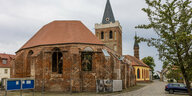 Blick auf Kirche in Lieberose