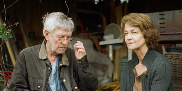 Tom Courtenay und Charlotte Rampling