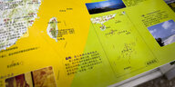 Landkarte China und südchinesisches Meer
