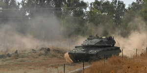 Israelischer Kampfpanzer.