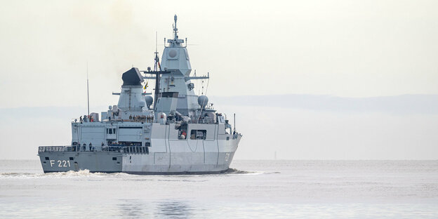 Die Fregatte «Hessen» läuft Anfang Februar aus Wilhelmshafen aus