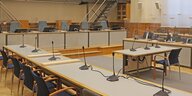 Ein Verhandlungsrazum im Oberlandesgericht Koblenz