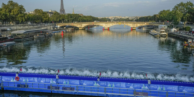 Kijk eens naar de Seine en controleer de watertest