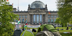 Zeltlager auf der Reichstagswiese