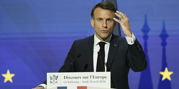 Grundsatzrede von Frankreichs Präsident Macron