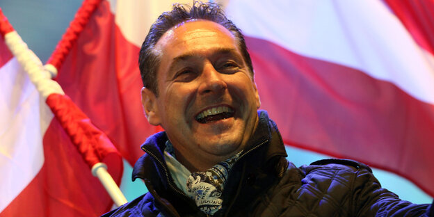 Heinz-Christian_Strache war im Wahlkampf noch optmistisch.