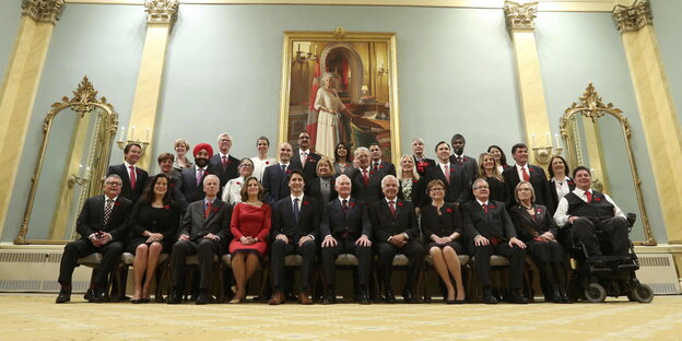 Das Kabinett des kanadischen Premierminister Justin Trudeau Das Kabinett des kanadischen Premierminister Justin Trudeau