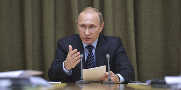 Russlands Präsident Wladimir Putin. Russlands Präsident Wladimir Putin.