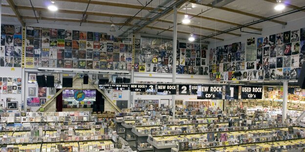 Amoeba Store Innenansicht Amoeba Store Innenansicht