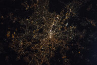 Berlin bei Nacht aus dem All Berlin bei Nacht aus dem All