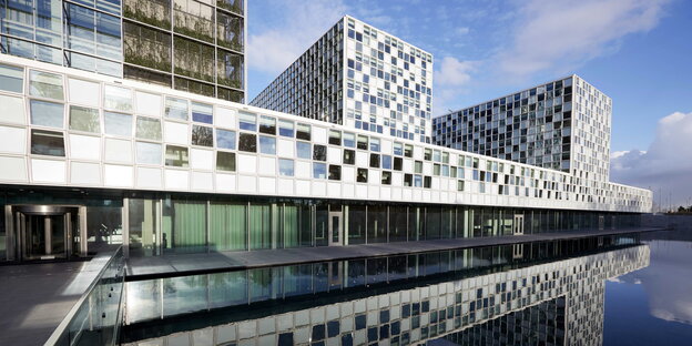 das neue Gebäude des ICC in Den Haag das neue Gebäude des ICC in Den Haag