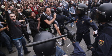 Demo in Spanien